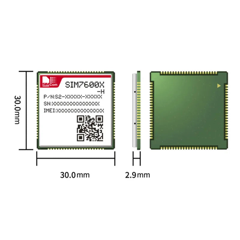 SIMcom SIM7600G-H Global Band Dongle SIM7600E-H USB Dongle Europe Band Modem with Antenna 4G LTE CAT4 Module GNSS Breakout Kit