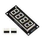 TM1637 LED Display Module For Arduino 7 Segment 4 Bits 0.56 Inch Clock RED Anode Digital Tube Four Serial Driver Board Pack