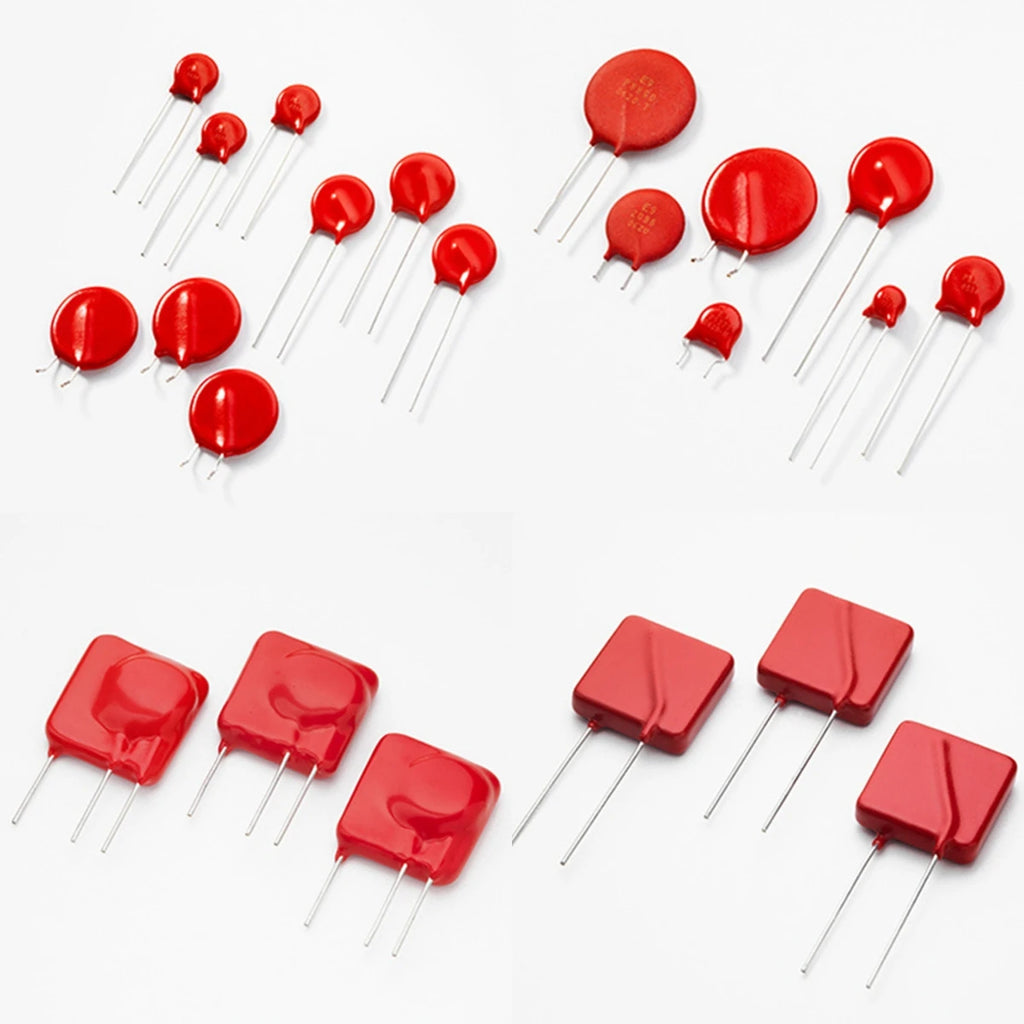 Litteifuse P660L100 Red Varistor V660LA100BPX3490 1.02KV 6.5KA DISC 20MM 1020V Rheostat AC660 DC850 400pF MOV TVS V660LA100BP