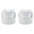 FEDI-2X Waterproof Double Infrared Probe Motion Sensor IP65 AC 220V-240V PIR Motion Detector Automatic 120 °White