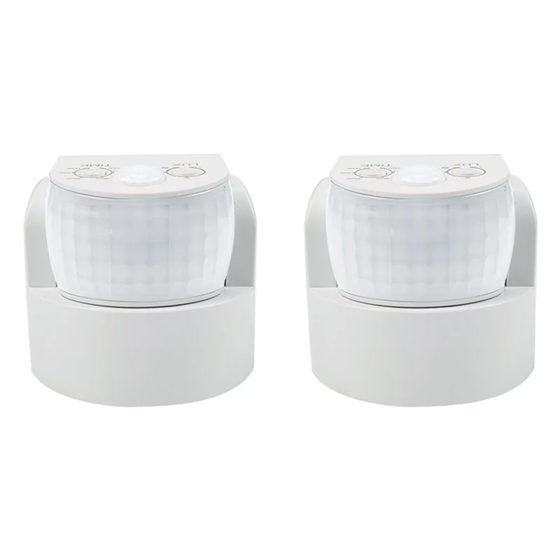 FEDI-2X Waterproof Double Infrared Probe Motion Sensor IP65 AC 220V-240V PIR Motion Detector Automatic 120 °White