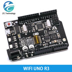 UNO+WiFi R3 ATmega328P+ESP8266 CH340 (32Mb memory) 6V-9V USB-TTL CH340G For Arduino NodeMCU WeMos One Development board