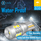 Stella 2pcs 9-46V T10 LED W5W 3000k Warm White 4300K Nature White 6000K Cold White High Bright Lamp Canbus Bulb 9SMD 3030 Chip