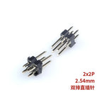 10/20pcs Pcs 2.54mm Double Row Male 2*40P PCB Board Pin Header Connector Strip Pinheader 2/3/4/5/6/8/10/12/20/40Pin For Arduino