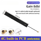 2PCS Full Frequency 5G 4G LTE GSM GPRS 2G 3G NB-IoT Module with Built-In FPC/PCB High Gain Patch Antenna for IoT Device