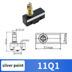 10Pcs SPDT NO+NC Hinge Roller Lever Microswitch Action Switch