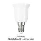 2PCS E14 To E26 E27 Adapter Conversion Socket Fireproof Plastic Converter High Quality Material Socket Bulb Adapter Lamp Holder