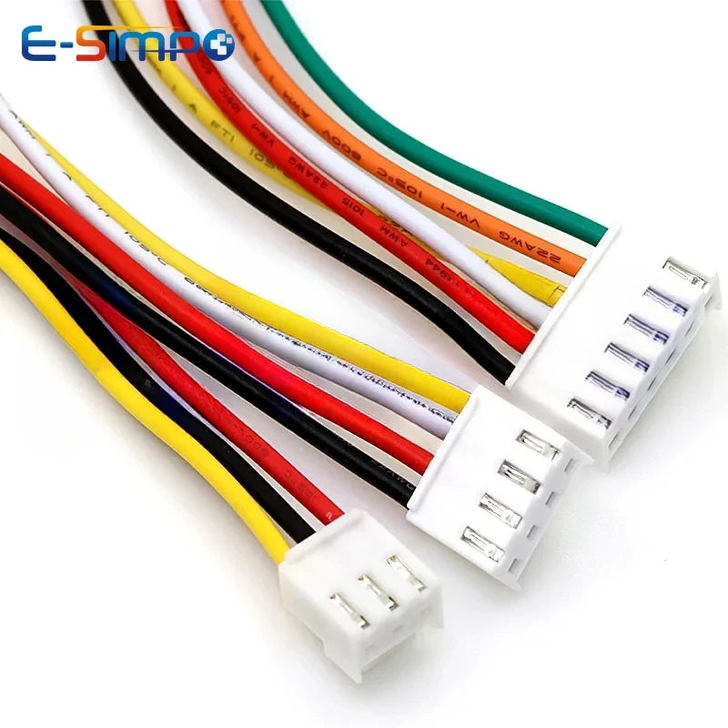 10pcs JST VH3.96 22AWG 20cm Single Male Housing Plug Connector Wire Cable 2/3/4/5/6/7/8/9/10Pin with DIP RA SMT Pin Wafer