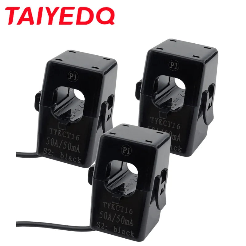 3pcs Splt Core Current Transformer KCT16 Clamp On CT 5A 10A 20A 30A 40A 50A 60A 80A 100A 1000:1 2000:1