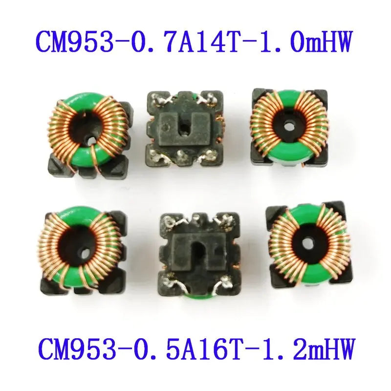 10PCS High Permeability Toroidal Common Mode Inductor Filter T9*5*3 Wound Coil 200uH 470uH 800uH 1mH 1.2mH 1A EMI Choke