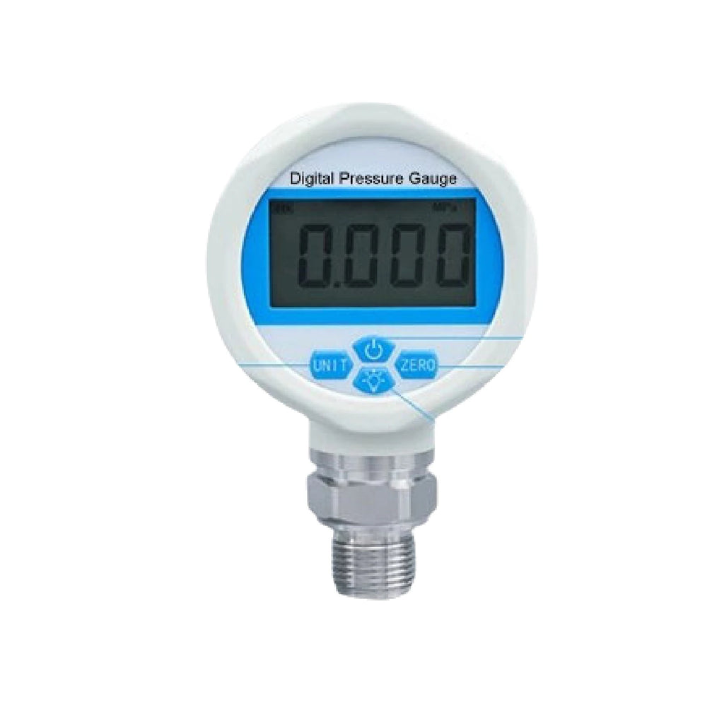 YB60A Precision Digital Pressure Gauge Battery Powered Vacuum Positive Negative Pressure Meter M20 Peak Memory -100kPa-100MPa