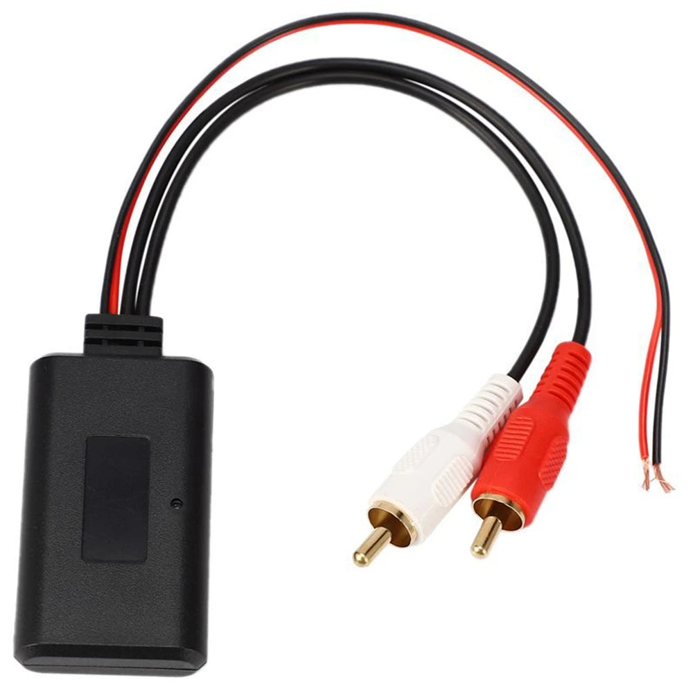 Car Wireless Bluetooth-compatible Receiver Module AUX Adapter Music Audio Stereo Receiver For 2RCA Interface Vehicles