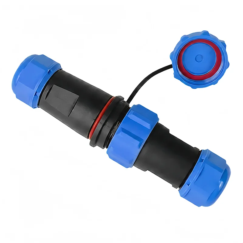 SP20 IP68 Waterproof Aviation Connector 2/3/4/5/6/7/9/12 Pin Male Female Inline Cable Plug Socket for Marine Outdoor Industrial