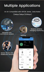NRF52810 Beacon BLE4.2 4.0 Bluetooth Module Indoor Positioning Waterproof Long Range Programmable Tracker for IBeacon with Batte