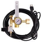 CO2 Monitor Controller Concentration Tester Carbon Dioxide Monitor NDIR Sensor CO2 Pressure Regulator Valve for Greenhouse