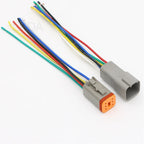 1Pcs DT Waterproof Automotive Connector With 15cm Wiring DT06-2S/DT04-2P 3P 4P 6P 8P 12P Male Female Plug Socket For Automobile