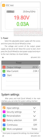 ToolkitRC M8P Intelligent Charger 1-8S 600W 20A Remote Control Car Aviation Model Aircraft Lithium Battery FPV Fast Charging