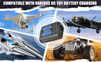 HTRC 400W/240W RC Charger  Dual Channel AC DC Charger Discharger for LiPo LiHV LiFe Lilon NiCd NiMh Pb Battery Balance Charger