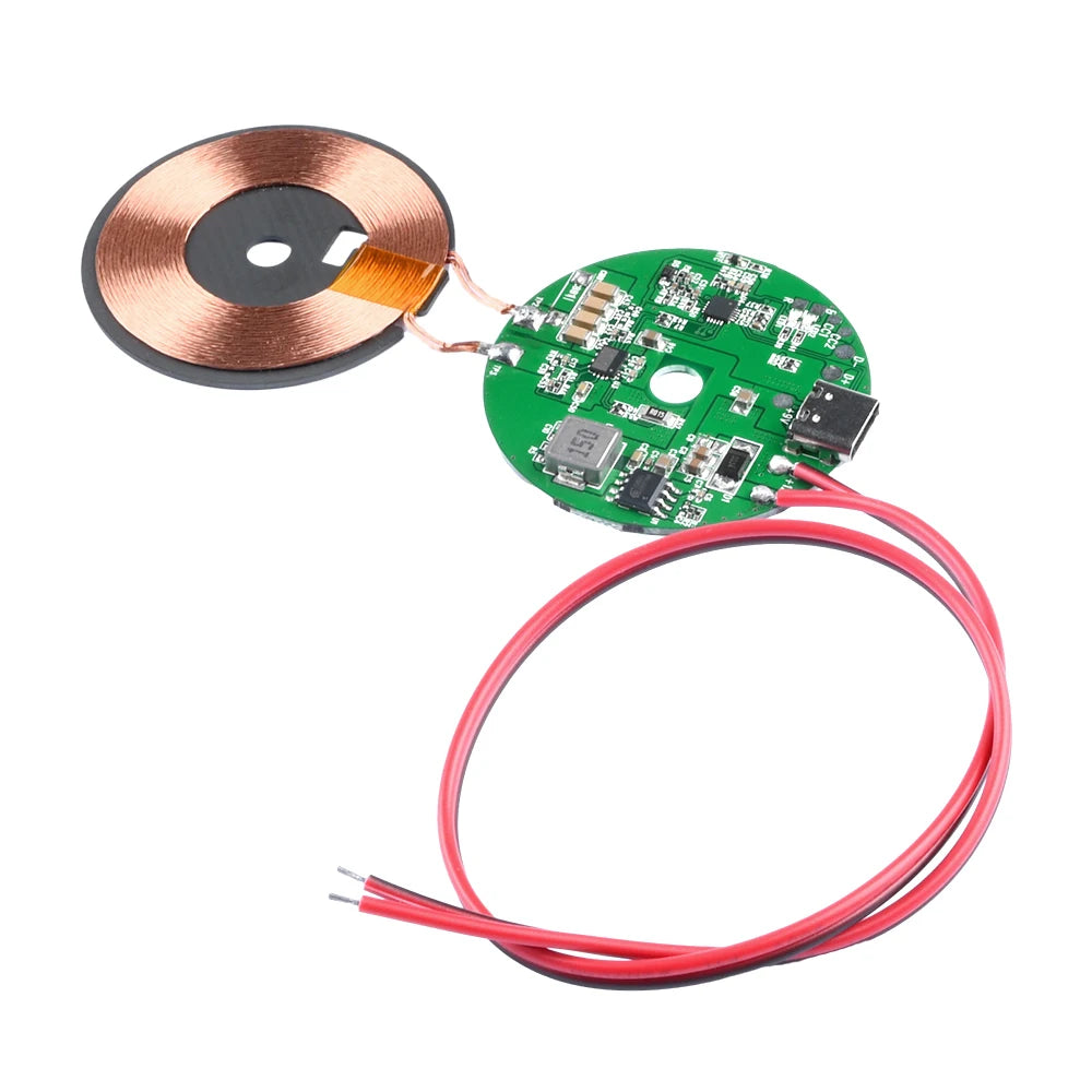 5V/9V/12V 9V-30V 20W High Power Wireless Fast Charger Transmitter Module Type-C Fast Charging Circuit Board for Mobile Phone