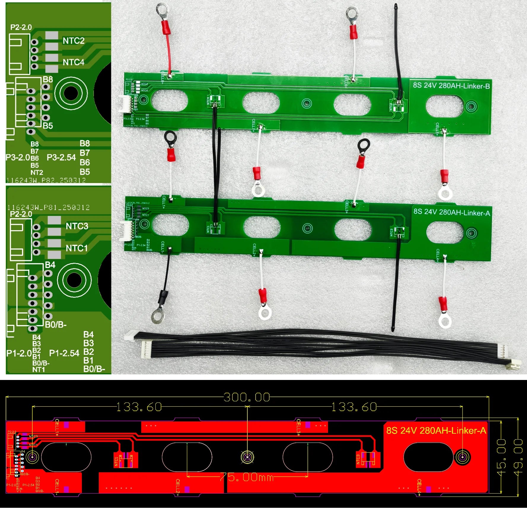 Customized Accessories PCB RS485 BMS JK