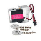 DIYmall 4 Sets RDS3225 25KG Digital Servo 6V Full Metal Gear 180/ 270 Degree Double-shaft Waterproof IP66 Robotic Servo Motor