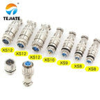 Small aviation plug XS8/9/10/12JK-2/3/4/5/6 core push-pull socket connector gold-plated 250v