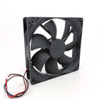 2 in 1 120mm 12cm 12025 DC USB Fan  5V 12V 24v 120mm*120mm*25mm Brushless USB Cooling Fan oil 2PIN PC Case Cooler 12cm E