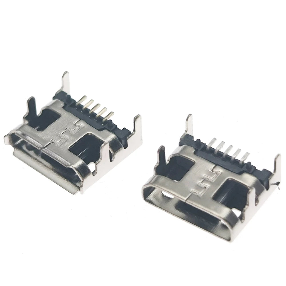 5/10/50/100PCS micro usb female 5Pin Conneetor Female Port Jack Solder Plug SMD SMT Android Phone Data Charging Socket
