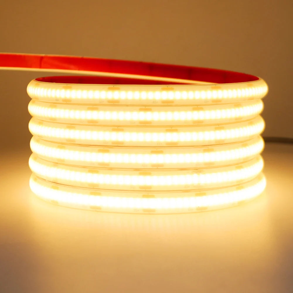 Waterproof Motion Sensor COB Light Battery USB Powered Led Strip IP68 5V Auto ON/OFF Cabinet Kitchen Staircase Liner Lighting