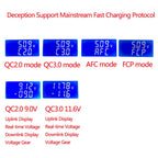 1PCS KZ35 Constant Current Electronic Load USB Type C QC2.0/3.0 AFC FCP Triggers Battery Testser Discharge Capacity Meter