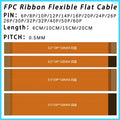 FPC cable 0.5MM pitch· gold finger contact FPC line 6P/8P/10P/12P/14P/16P/20P/24P/26P/28P/30P/32P/40P/50P/60P