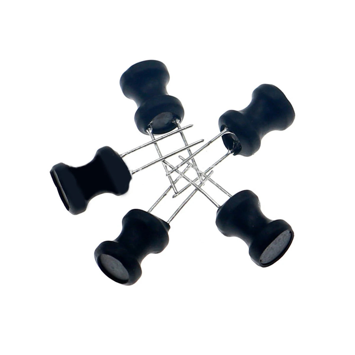 75Pcs 15 Specifications 8x10mm 2.2uH-10mH I-Shaped Inductor DIP Direct Insertion Power Inductor Kit