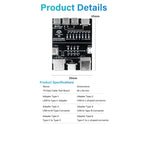 T5 USB Cable Tester Board Multi-Function Interface Cable Testing Module Rapid Detection For Lightning Type-C Micro USB