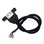 4pin 5pin USB to XH2.54/PH2.04p/MX1.25/SH1.0 Female/Male Cable USB To DuPont Data Adapter 30cm 18AWG 14AWG Touch Screen Cable