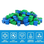 50-200PCS KF301 KF306 2P PCB Terminal Block Connector 5.0mm Pitch Straight Pin 10A Screw Terminal Spliceable for DIY Electronics