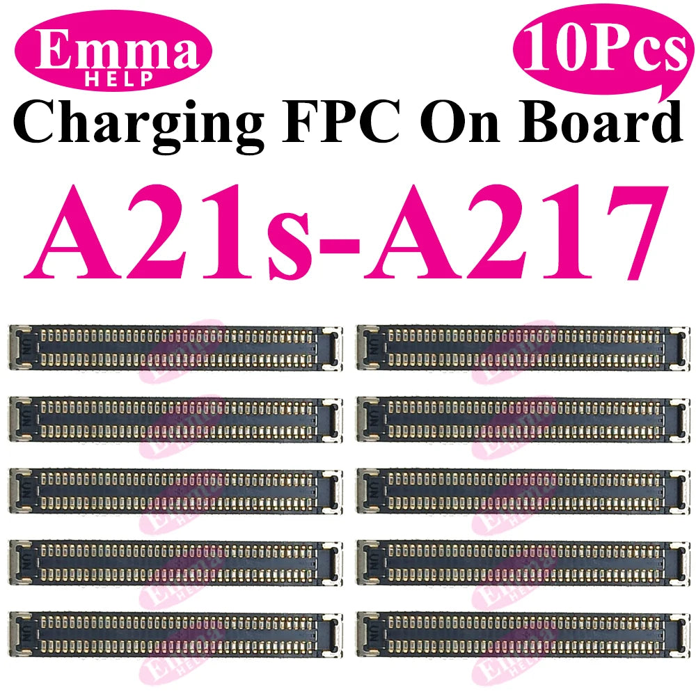 10cs USB Charging FPC Connector For Samsung A51 31 A71 A41 A21 A52 A32 A22 A12 A72 A02 Charger Plug On Board 78Pin Motherboard