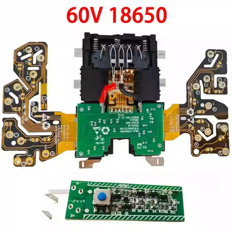 1 Set For Dewalt 60V 20V BMS Lithium Battery Charging Protection Circuit Board 18650 21700 Lithium Battery Protection Board
