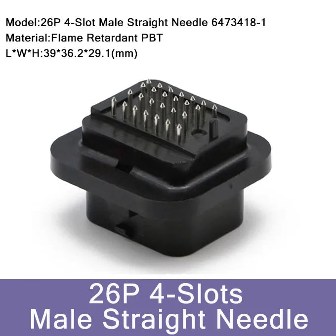 1/10/50 PCS 26/34pin AMP Waterproof Automobile Connector PCB To Board ECU Plug Domestic Needle Bender 6437288-3 4-1437290-0