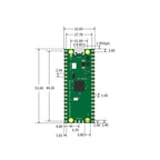 Raspberry Pi Pico or Pico W With Wireless WiFi Module Dual-Core ARM Cortex MO+RP2040 Microcontroller Development Board
