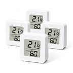1/2/3pcs Small Digital Hygrometer Indoor Thermometer Environment Temperature Humidity Meter Monitor For Home Office Reptile Terrarium, Indoor Thermometer