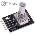 10pcs/lot 360 Degrees Rotary Encoder Module Brick Sensor Switch Development KY-040