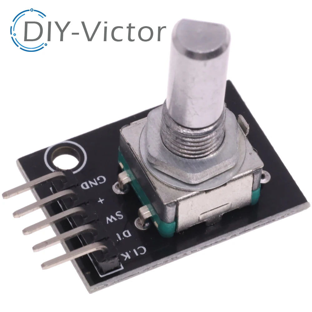 10pcs/lot 360 Degrees Rotary Encoder Module Brick Sensor Switch Development KY-040