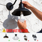 5/10 PACK 9W 12W Motion Sensor LED Bulbs E27 AC 80-265V Auto Dusk ON Dawn OFF Cold Warm Light for Garden Porch Outdoor Lighting