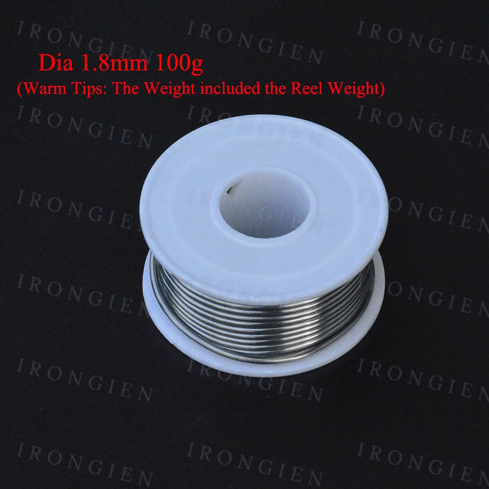 10g 100g Soldering Wire Mixed Tin Rosin Core Flux 2.0% Dia 0.8/1/1.2/1.8mm No-clean Solder Welding Wire For Electrical Soldering