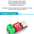 USB-C PD Trigger Board Module PD/QC Decoy Board Fast Charge USB Type-c to 12v High Speed Charger Power Delivery Boost Module