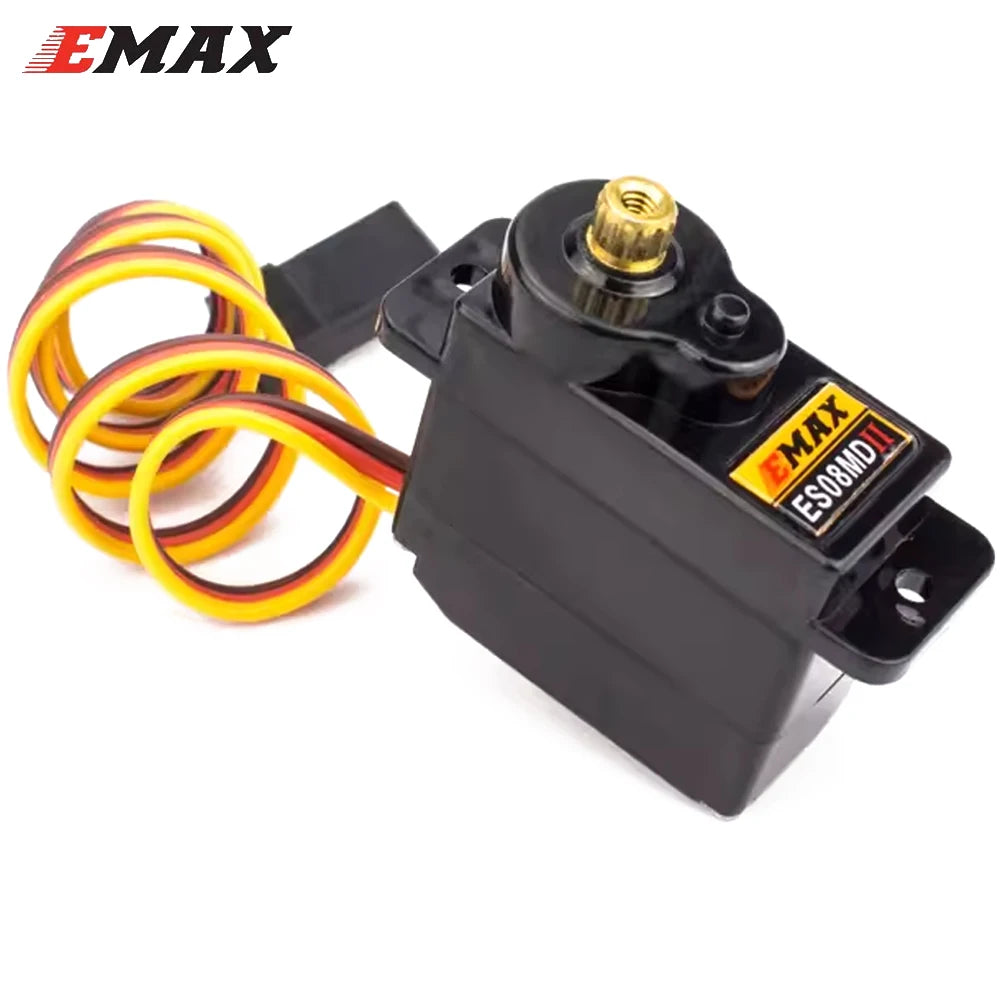 EMAX ES08MDII 13g Metal Gear Mini Digital Servo 4V to 6V 2kg Futaba JR Plug for RC Airplane Helicopter Fixed Wing