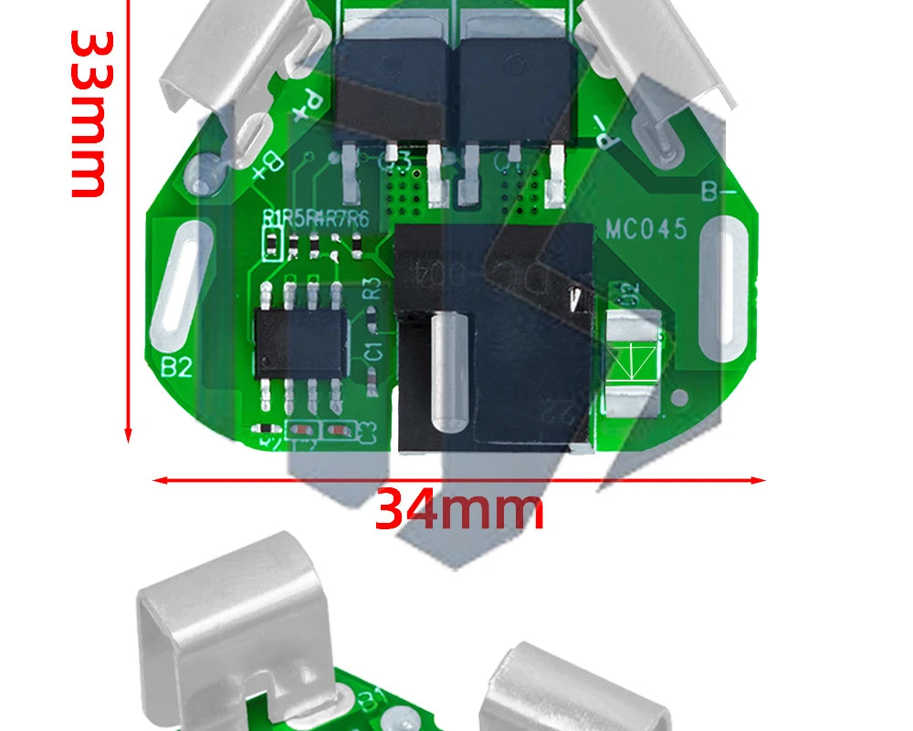 3s/4s/5S  Battery Charging Protection Board Li-Ion Lithium Battery Pack Protection Circuit Board BMS Module For Power Tools