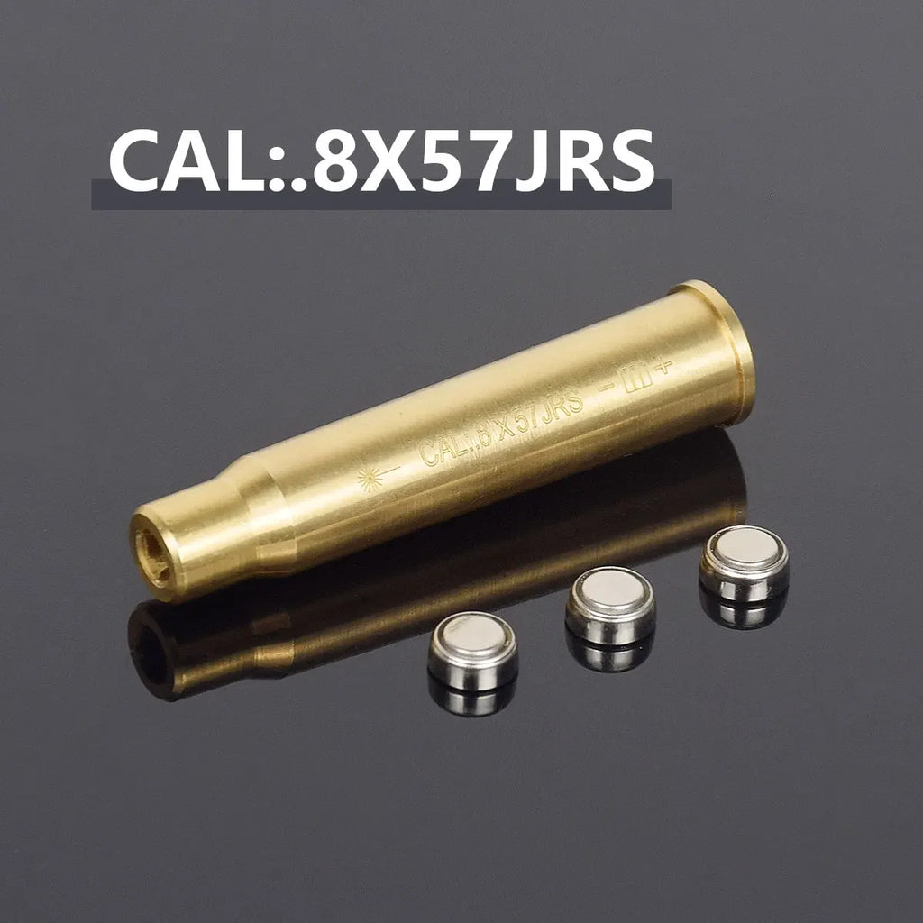 12GA 20GA .308 .223 5.45x39 7.62x39 9x19mm.338 Gauge Red Laser Bore Sighter Training Bullet Boresighter CAL Cartridge Caliber