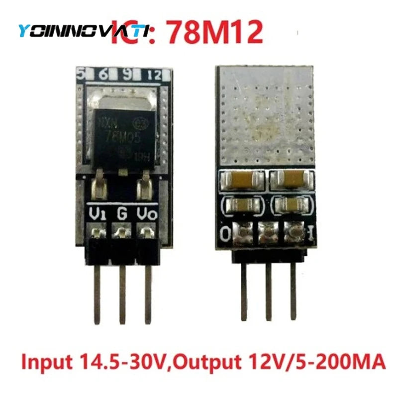 2pcs 78m05 7806 l7809 lm7812 three-terminal positive regulator ldo module 7-30v to 5v 6v 9v 12v