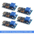 1/10 PCS MT3608 DC-DC Step Up Converter Booster Power Supply Module Boost Step-up Board MAX output 28V 2A for Arduino Diy Kit